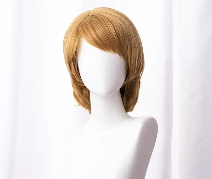 wig Kristoff косплей костюм Взрослый для мужчин s полный комплект одежда, костюм на хеллоуин для мужчин - Цвет: wig