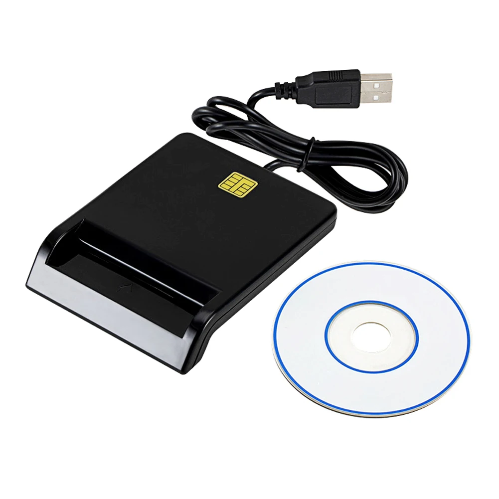 USB считыватель смарт-карт для банковских карт IC/ID считыватель карт emv Высокое качество для Windows 7 8 10 Linux OS USB-CCID ISO 7816