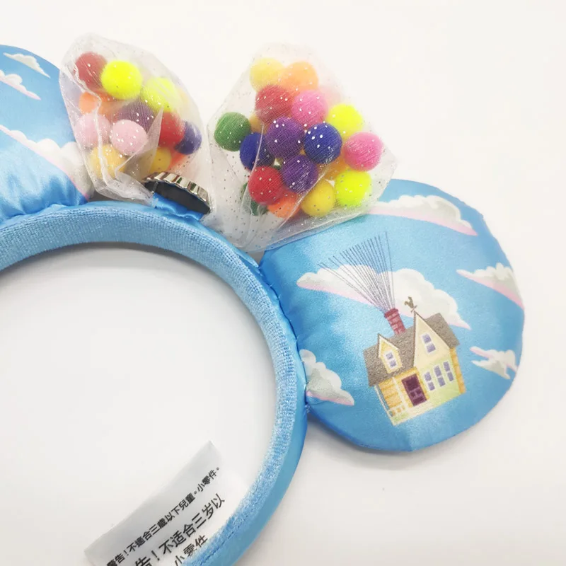 Disney Up Микки аксессуары для ушей мультфильм головной убор аксессуары для волос плюшевая кавайная игрушка подарок на день рождения для девочек повязка на голову игрушки