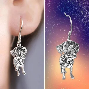 

Custom Pets Stud Earrings,Personalised Pet Earrings,Pet Photo Earrings,Engraving Portrait Earrings,Personalised Gift For Her