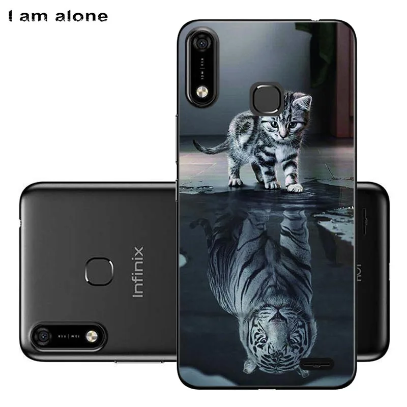 Сумка для телефона I am alone для Infinix Hot 7X624 6,2 дюймов Мягкий ТПУ модные чехлы для мобильных телефонов Infinix Hot 7X624 - Цвет: TPU F40