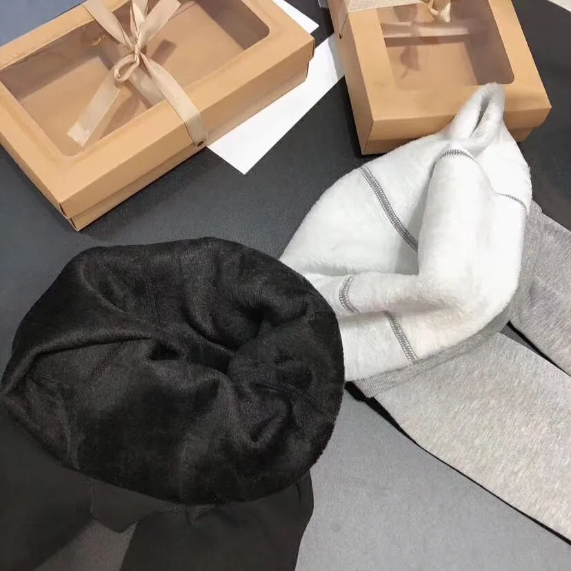 Осень и зима взрывные 3D бедра-вверх брюки для женщин с утолщенной стопой и узкие брюки