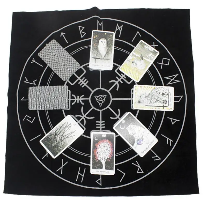 49x49 см настольная игра скатерть Таро алтарь ткань Таро фланель разнообразие стилей 12 созвездий астрологическая ткань Таро