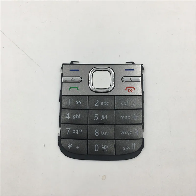 Gray RTBESTOYZ Оригинальные кнопки клавиатуры для Nokia C5-00 C5 00 - Цвет: Gray