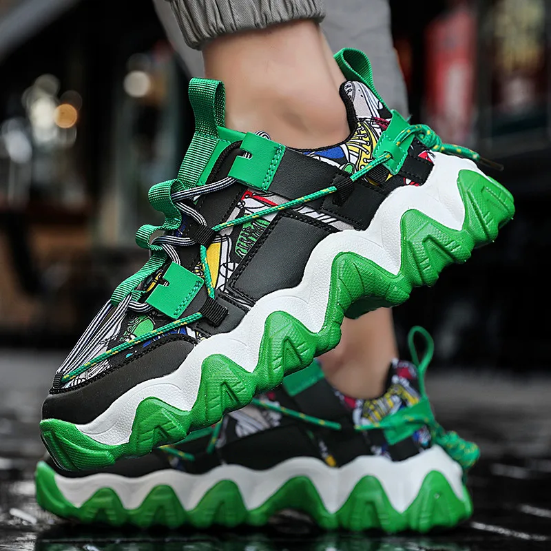 Кроссовки Для мужчин Повседневная обувь со шнуровкой и кроссовки Осенняя