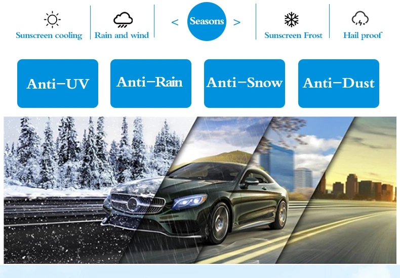 Buildreamen2 Car Cover Auto Anti-UV Sun Shield Rain Snow Protector Cover  Waterproof For Citroen C-Elysee Xsara C2 C1 C4 C6 - AliExpress