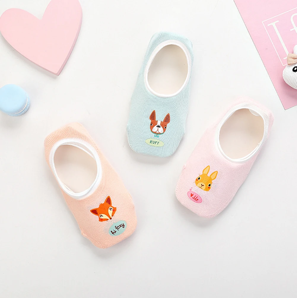 Модные хлопковые носки с героями мультфильмов для маленьких мальчиков и девочек, 3 пары мягкие носки для новорожденных и малышей