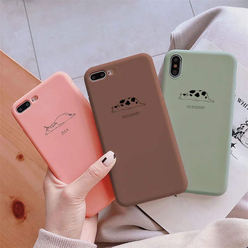 Мягкий силиконовый матовый чехол для iPhone 11 Pro Max 7 8 6 S Plus 5 5S SE X XR XS Max|Бамперы| |