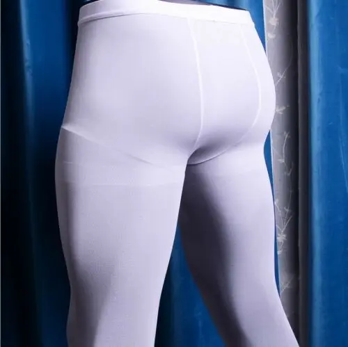 Metelam Mens Bottoming Socks Velvet Thermal Underwear Pants Soft Stretch Tights Footed Long Johns Skinny Pants