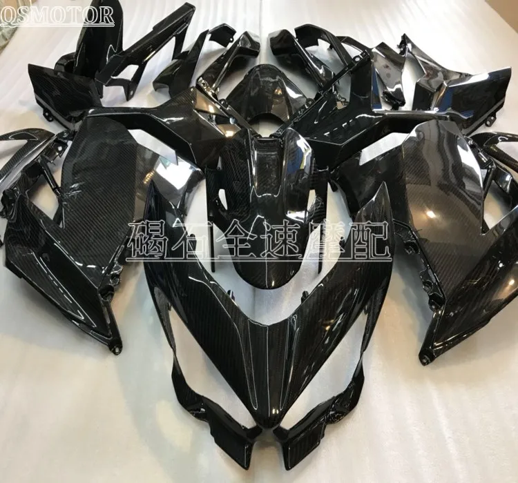 Для KAWASAKI Ninja400- год ниндзя 400 полный набор обтекателей кузова углеродное волокно 18 штук мотоцикл полное покрытие