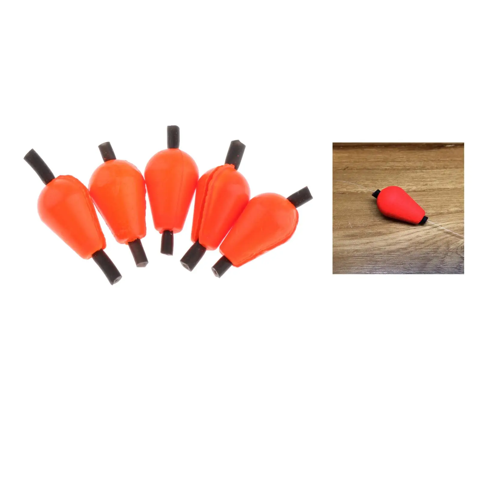 5Pc Float Foam Strike Indicator High Visibility Buoy Bobbers for Fly-Fishing