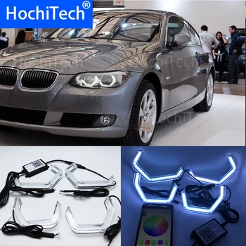 

WIFI RGB Multi-Color M4 Iconic Style LED Crystal Angel Eye Light Kits for BMW 3 Series E90 E92 E93 M3 2007-2013 XENON