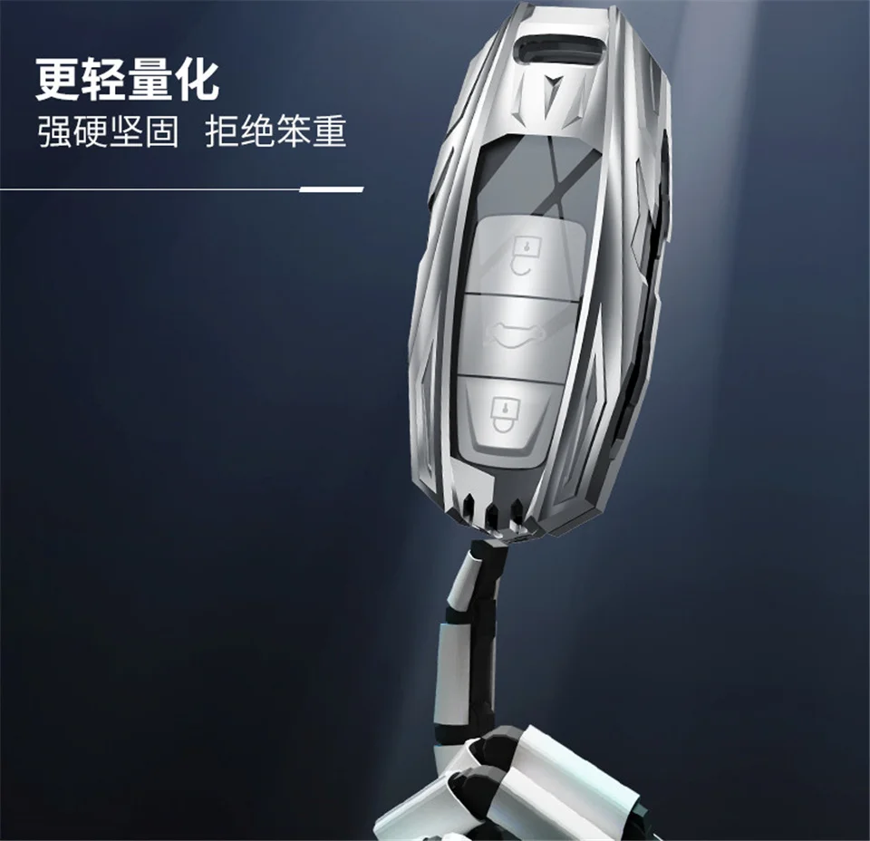 Custodia/cover per Chiave/telecomando in lega di zinco per Audi A6 A5 Q7 S4 S5 A4 B9 Q7 A4L 4m TT TTS RS 8S 2016 2017 2018 accessori - Hdfd0ec958e7d4a53849944ad930209f4t