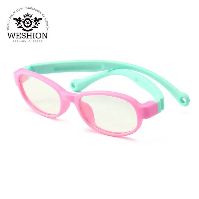 Очки детские с защитой от синего света Гибкая оптическая оправа Рецептурные очки