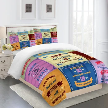 

Custom 2/3pcs England Style 100% Polyester Bedding Set Printed Duvet Cover Set Twin Full Queen King Size Dropshipping Sj LY