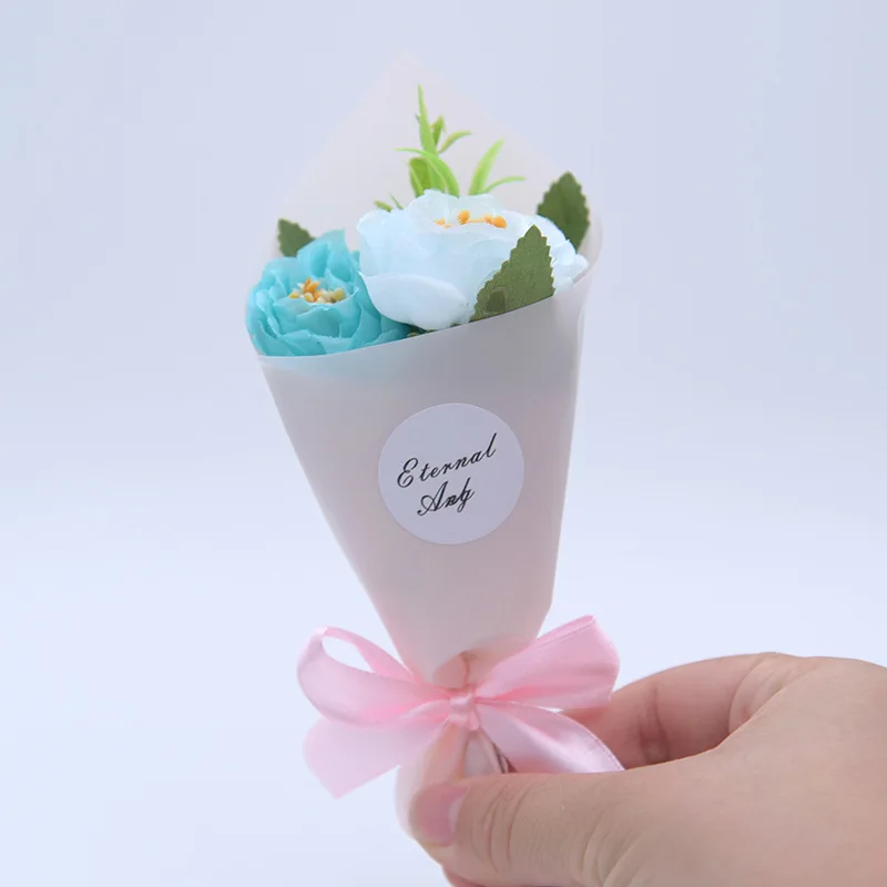 Мини пена пион ручной работы искусственный цветок свадебное оформление букета DIY