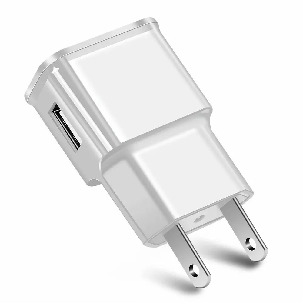 US Charger White USB зарядное устройство 2a Быстрая зарядка Путешествия ЕС США переходник портативное Сетевое зарядное устройство кабель мобильного телефона для samsung Galaxy A50 S8 Xiaomi - Тип штекера: US Charger White