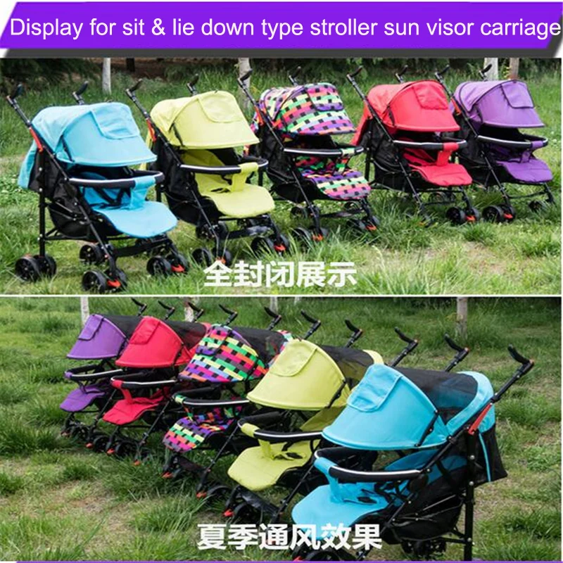 Baby Stroller Sunshield Shade Protection Hood Canopy Cover Prams Stroller Accessories Baby Stroller Sun Visor Carriage Sun Shade best travel stroller for baby and toddler	