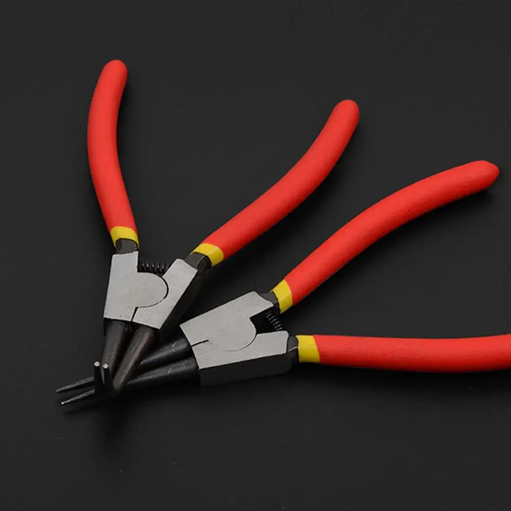 Portable 7" Internal External Pliers Retaining Clips Multifunctional Snap Ring Circlip Pliers For Hand Tool