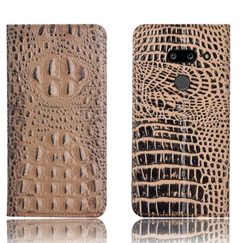 

Business Natural leather flip case card slot holder for LG G8 ThinQ/LG G7 ThinQ phone case coque standing flip cover funda coque