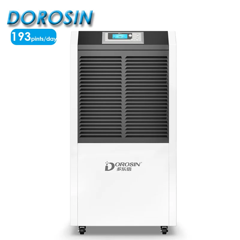 DOROSIN DR-1502L 상업용 제습기 건조기, 300 m2 대형 스마트 건조기용 산업 공기 건조기, 하루 193 파인트 