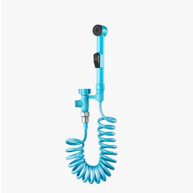 F405C Blue Xiaomi Submarine Handheld Toilet Bidet Sprayer Set Kit ABS Hand Bidet Faucet for Bathroom Hand Sprayer Shower Head Self Cleaning - Цвет: F405C Blue