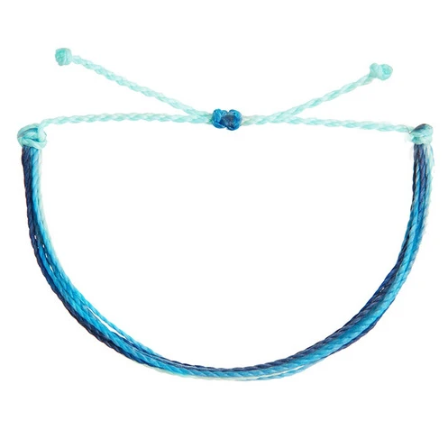 OR 5 Ручной работы Вощеная полоска Водонепроницаемый женский браслет braclet bransoletki bijoux богемные ювелирные изделия в стиле "Бохо" Регулируемый браслет дружбы - Окраска металла: OR 5