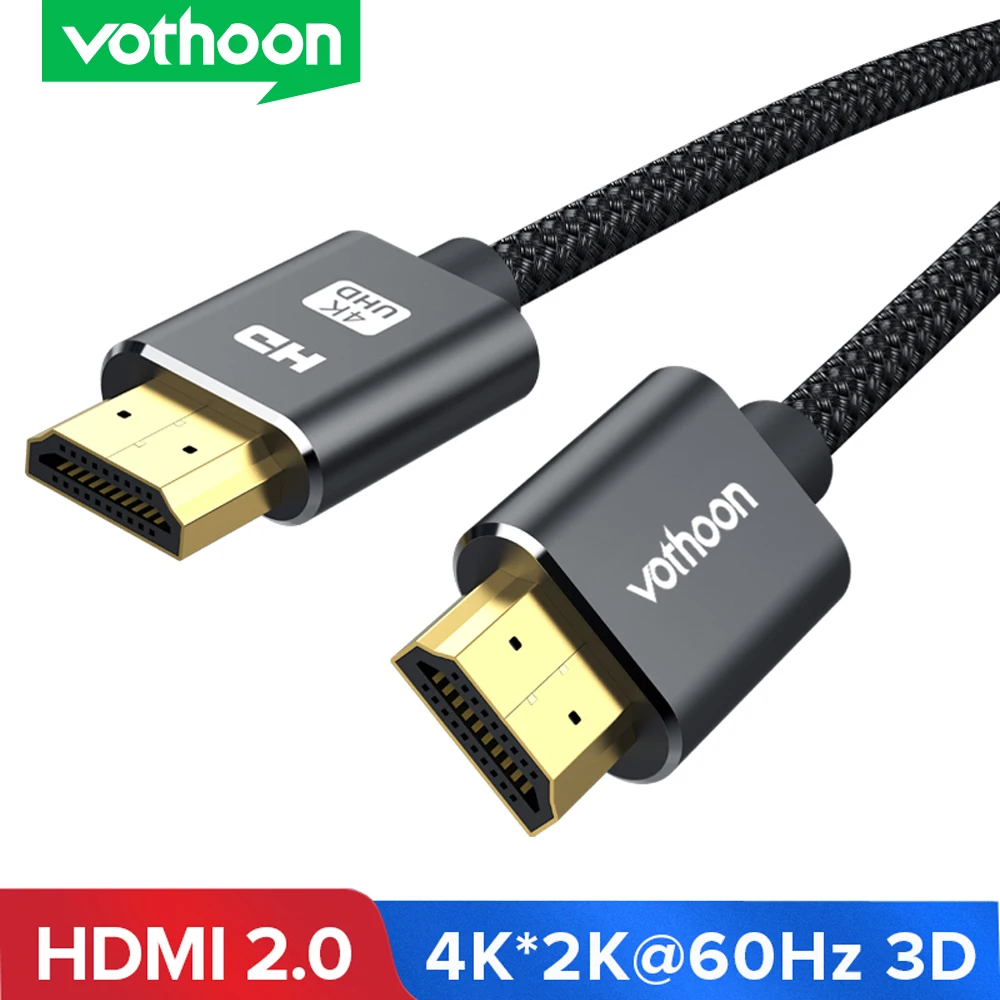 Кабель votoon 4K 60Hz HDMI 2 0 кабель к Ethernet для проектора PS3 HD LCD Apple TV компьютерный ноутбук