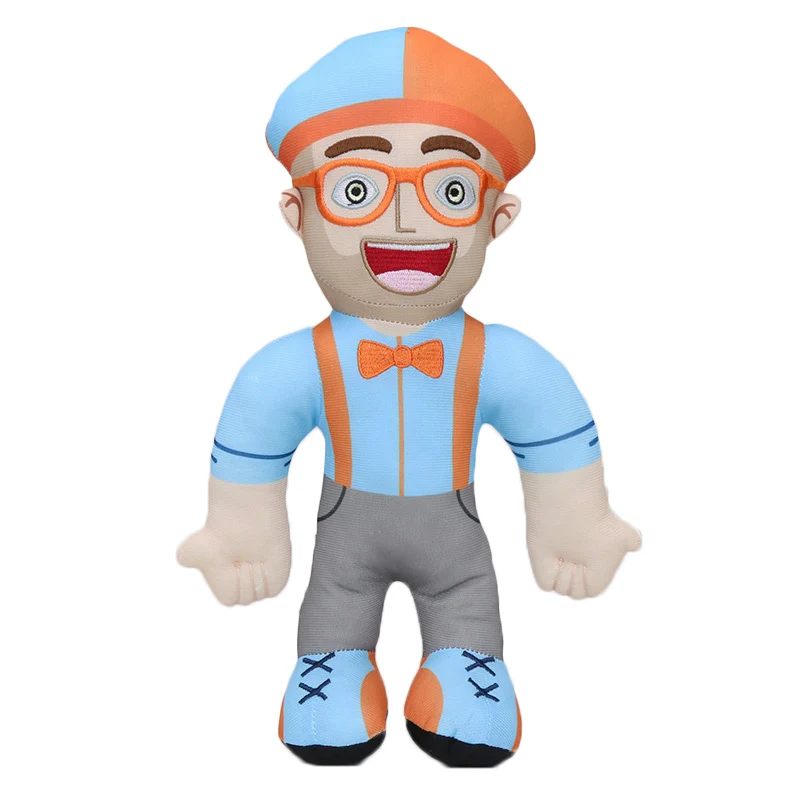 30 см Blippi плюшевая мягкая набивная кукла игрушка для детского подарка косплей реквизит Плюшевые игрушки из мультфильмов кукла обучающая детская Рождественская