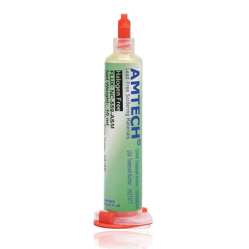 

Solder paste Amtech NC-559-ASM-UV(TPF) 10CC 100% Clean BGA PCB IC Reballing Soldering Paste Grease Solder Flux Dispensing needle