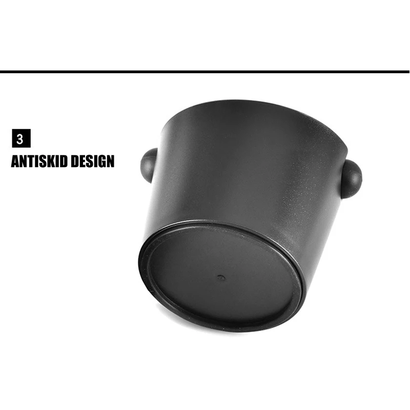 ABS coffee Knock Box ударопрочные прочные аксессуары для кафе с нескользящей резиновой основой для бариста помола кофе LB88