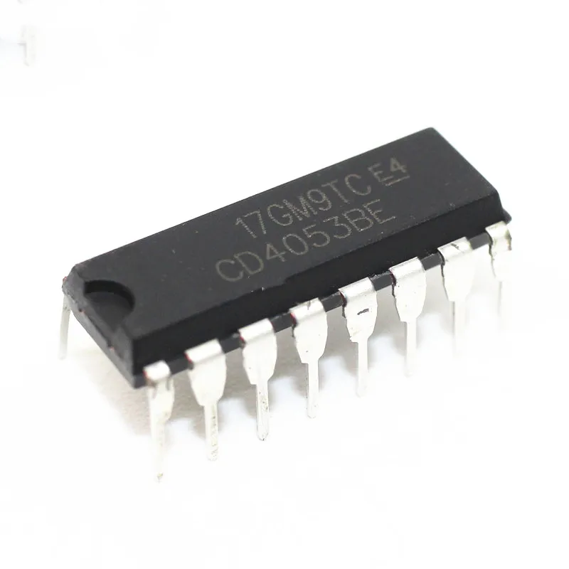 10PCS/LOT NEW CD4053 CD4053BE DIP-16 Multiplexer/Decomposer In Stock | Электронные компоненты и принадлежности