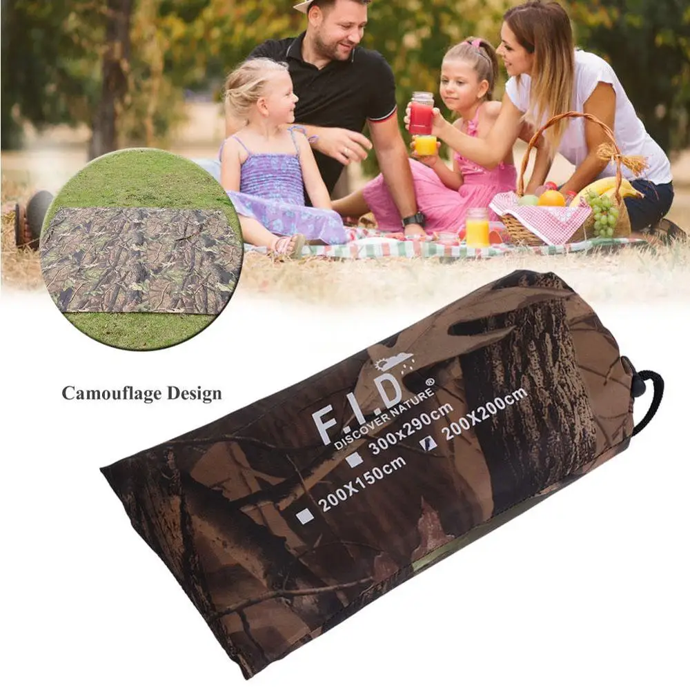 

Outdoor Sports Awning Tarp for Camping Folding Waterproof Portable Shelter Sunshade Tent Cover