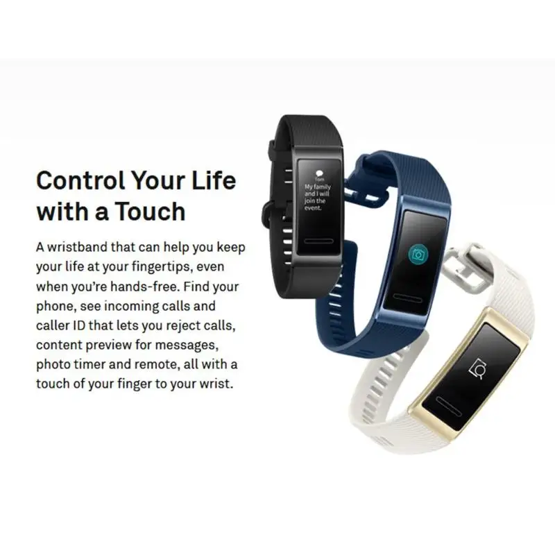 Huawei Band 3 Pro gps смарт-браслет металлический Amoled 0,95 'цветной сенсорный экран плавать ход датчик сердечного ритма сна NFC умный Браслет