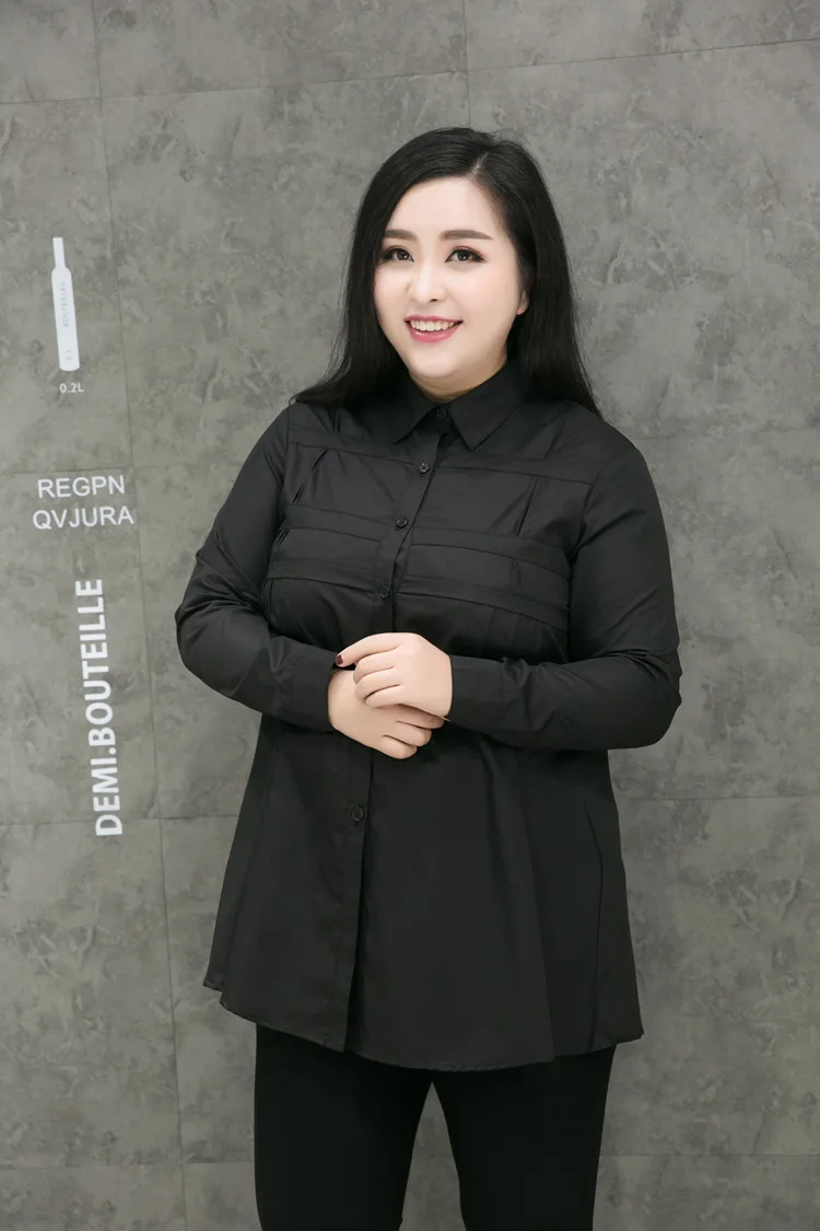 Женская рубашка blusas mujer de moda, белая блузка, рубашка для женщин, плюс размер, 8XL, 9XL, Женская Офисная официальная хлопковая розовая рубашка M280