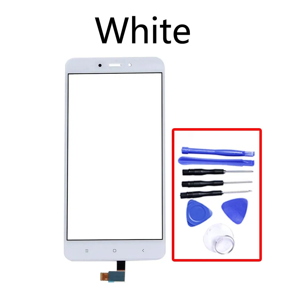 White-With tool 5," Note4 для Xiaomi Redmi Note 4 сенсорный экран панель сенсорный ЖК-дисплей стеклянная линза Панель сенсорный экран дигитайзер для Redmi Note4 - Цвет: White-With tool