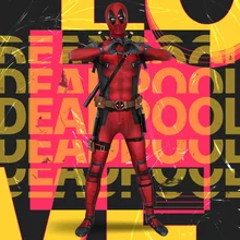 Collants Disney Marvel Deadpool une pièce, vêtements de spectacle Parent-enfant, Costume Cosplay, accessoires