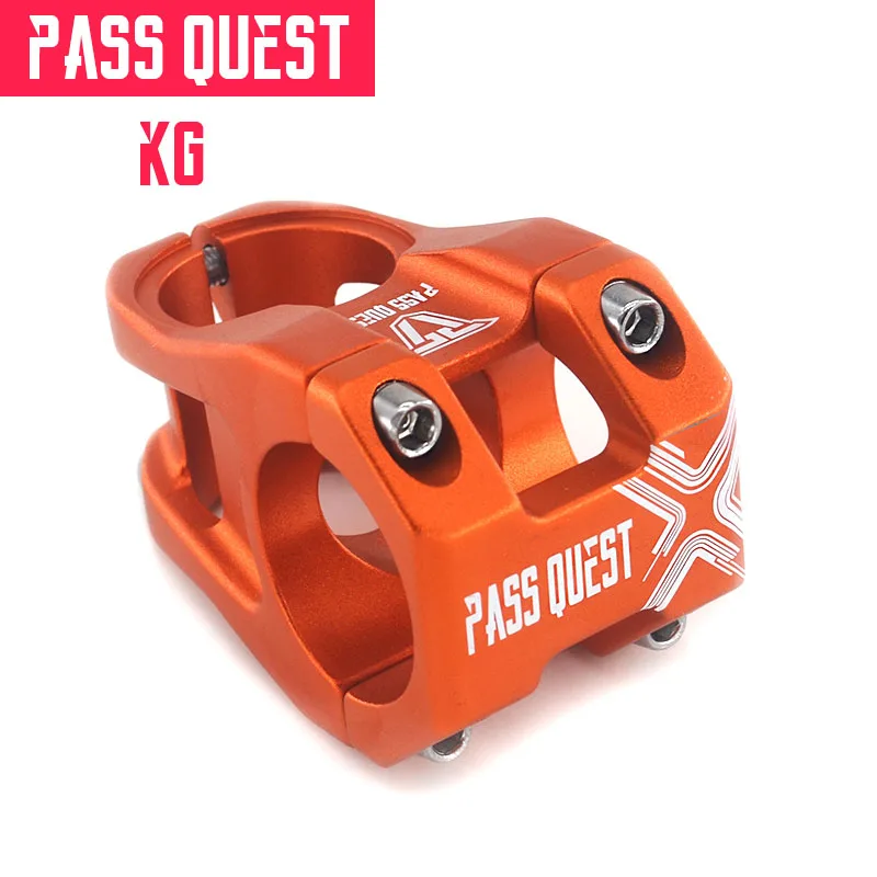 Пройти QUEST кг стебель 31,8 мм горный велосипедный вынос велосипед MTB части алюминиевого сплава - Цвет: orange