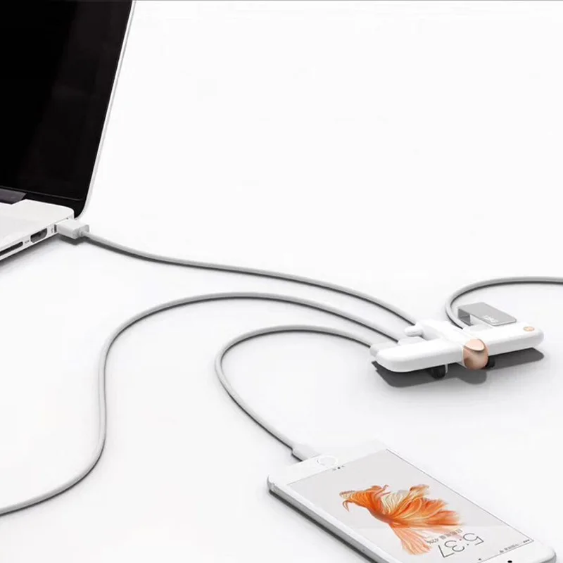 USB 2,0 концентратор 4 порта с рисунком в виде самолета usb-хаб многофункциональная передача данных зарядный концентратор Для IMac MacBooks ПК Ноутбуки