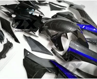 3D Наклейка мотоцикл ABS пластик Инъекции обтекатель комплект кузова болты для R1 углеродного волокна