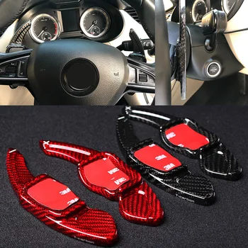 

T-carbon Carbon Fiber Steering Wheel Paddle Shifter For Seat Leon fr(1p) 2012 Paddle Shift Extension Car Accessories