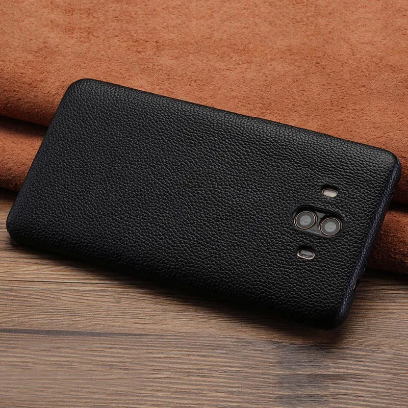LANGSIDI пластиковый защитный чехол для huawei mate 10 pro mate 9 pro из коровьей кожи Litchi текстурой - Цвет: 1