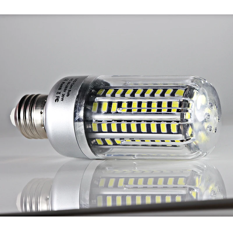 Лампада led e27 E14 лампочка 20 Вт высокой мощности 110 В 220 В супер яркое Домашнее освещение алюминиевый прожектор Свеча E 27 энергосберегающая