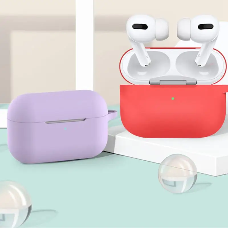 Чехол для наушников для AirPods Pro, беспроводная гарнитура, зарядная коробка, защита от падения, защитный чехол, силиконовый чехол для наушников