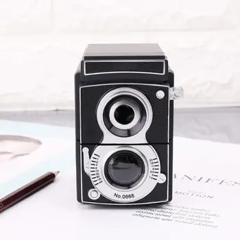

Retro Vintage Camera Style Pencil Sharpener Mechanical Manual Hand Cranking Stationery Student Gift