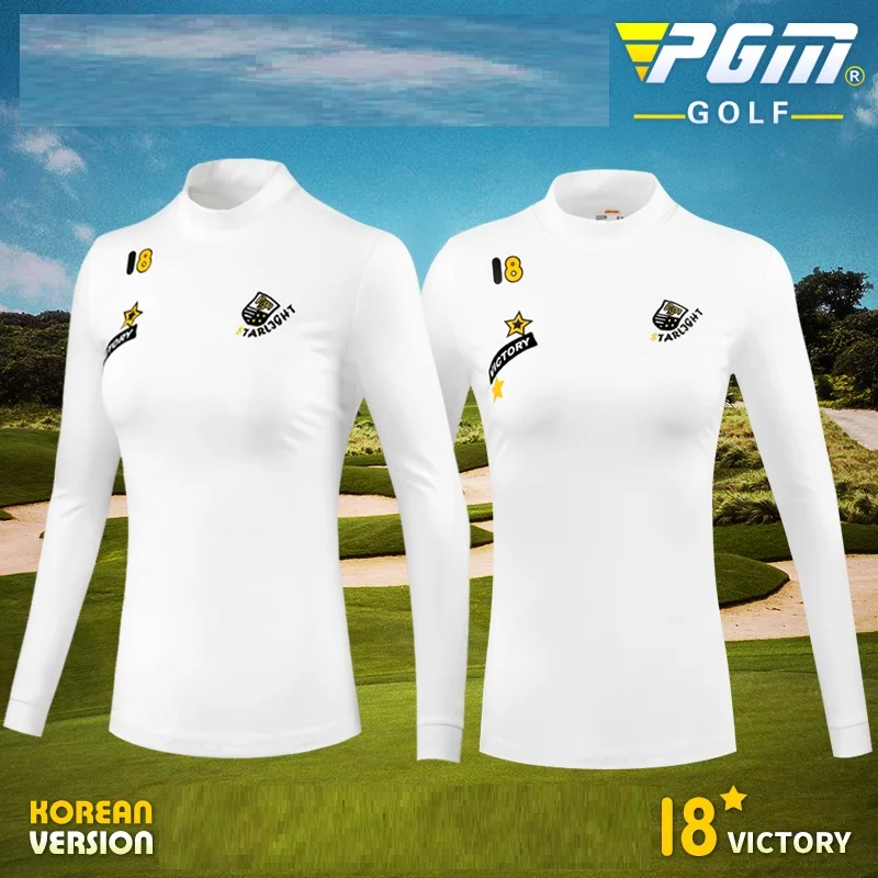PGM для женщин гольф футболки для тренировок дышащие облегающие Женские футболки для похудения с круглым вырезом спортивные топы D0829