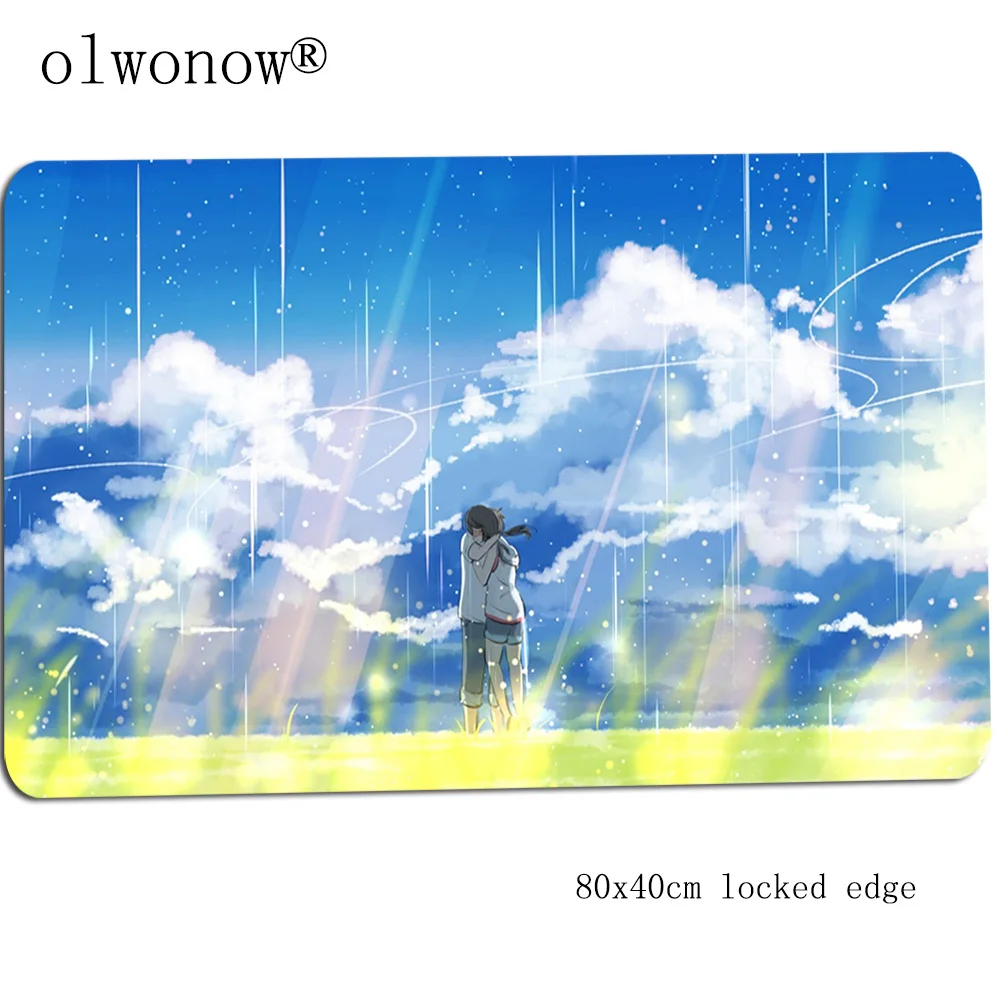 Weathering with you mousepad 800x400x3mm gaming mouse pad gamer mat High quality game computer desk padmouse keyboard play mats