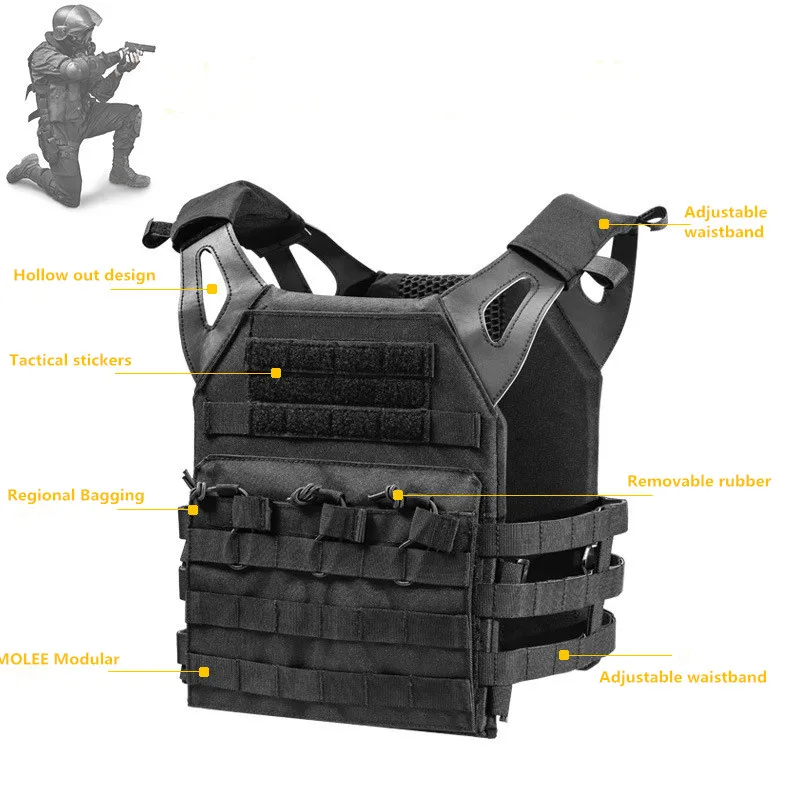 Для мужчин 711D специальный Ops Molle армейский жилет солдат боевой военный тактический жилет Быстрый ход страйкбол пейнтбол камуфляж жилет