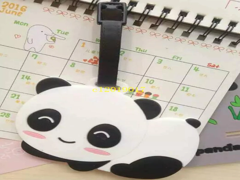 Рисунки из мультфильма ПВХ панда багажная карта для свадебной вечеринки сувениры вечерние подарки