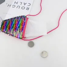 Сумка через плечо с рыбьим хвостом для девочек, Повседневная сумка на плечо с блестками для хранения монет, JS24